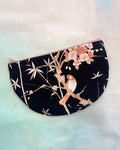 Crescent Purse Vintage Blossom Birds #2