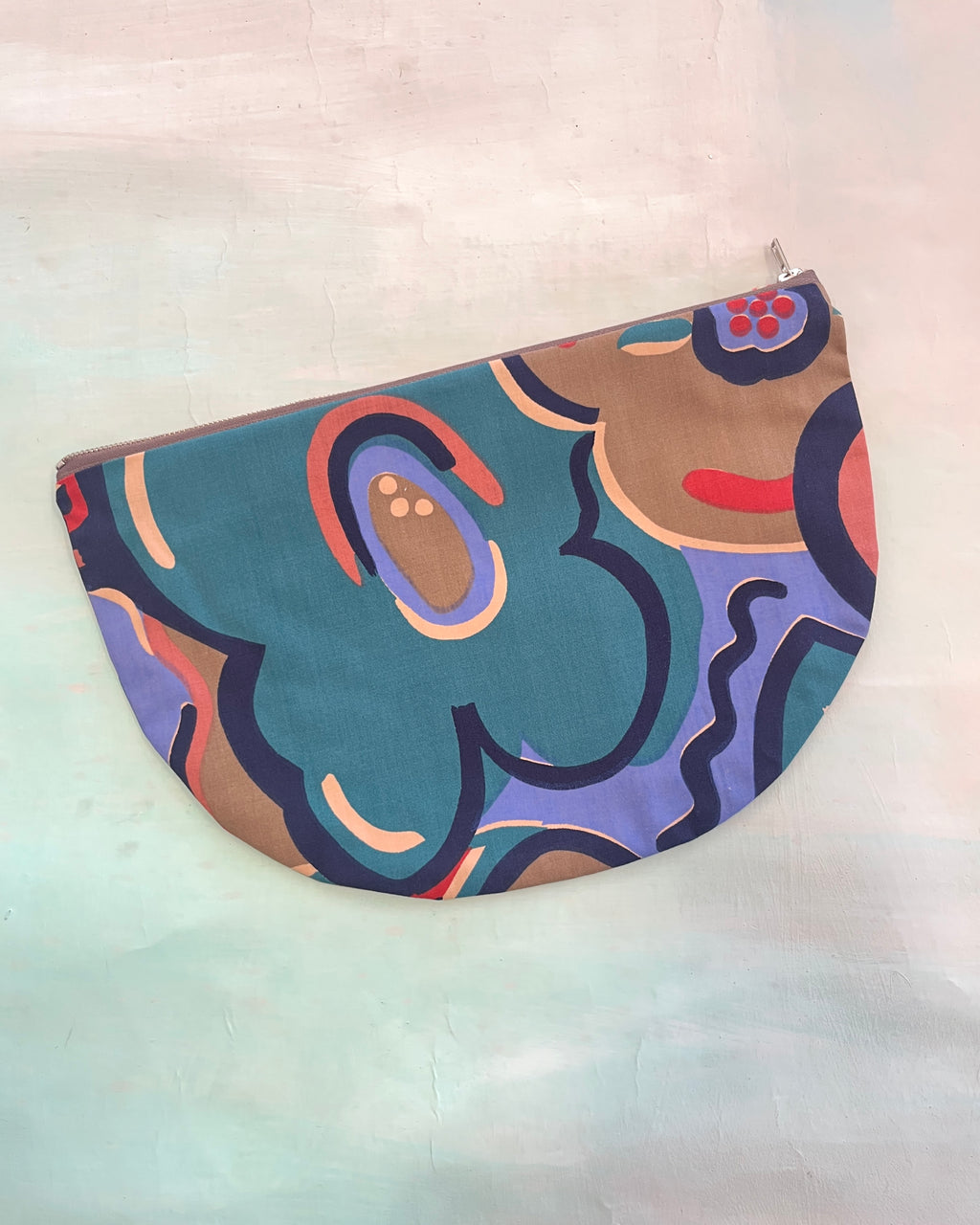 Crescent Purse Vintage Poppy
