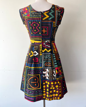 Coco Dress Vintage Jenny Kee Tribal Oz 6