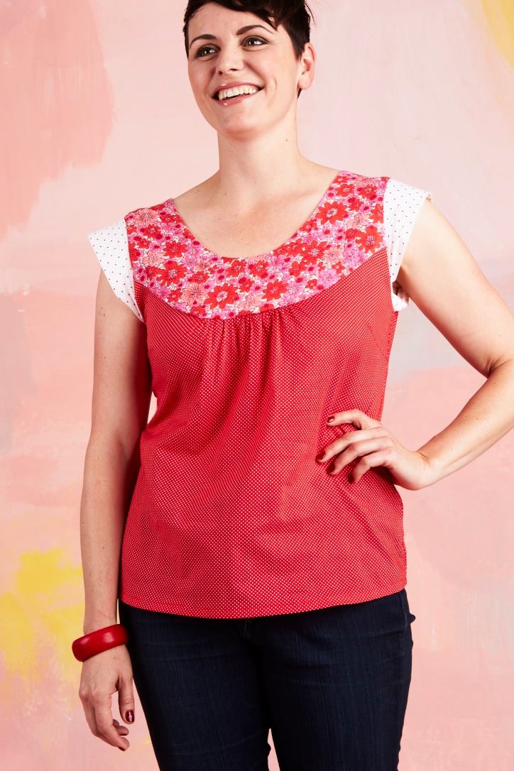 Collage Top Vintage Bamboo S & XL