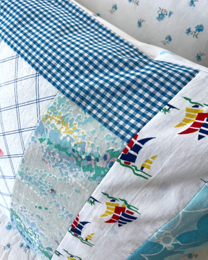 Patchwork Pillowcase Whale #2
