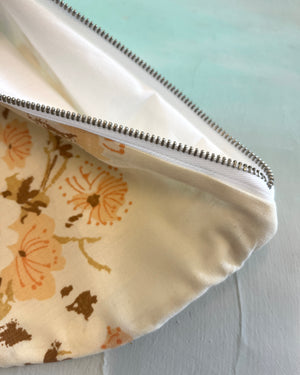Crescent Purse Vintage Lovebirds