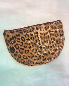 Crescent Purse Vintage Leopard
