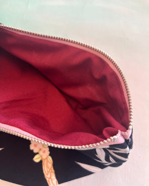 Crescent Purse Vintage Blossom Birds #2