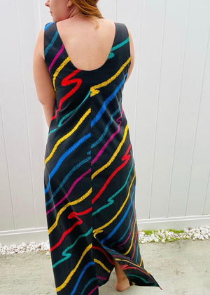Luna Maxi Dress Dress Vintage Rainbow 8 & 12