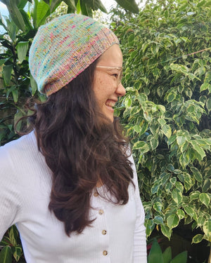 Hand Knitted Beanies Unicolour