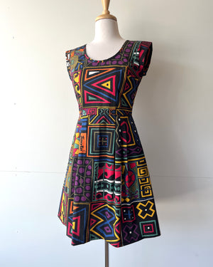 Coco Dress Vintage Jenny Kee Tribal Oz 6