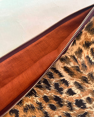 Crescent Purse Vintage Leopard