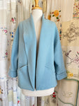 Cocoon Coat Powder Blue M