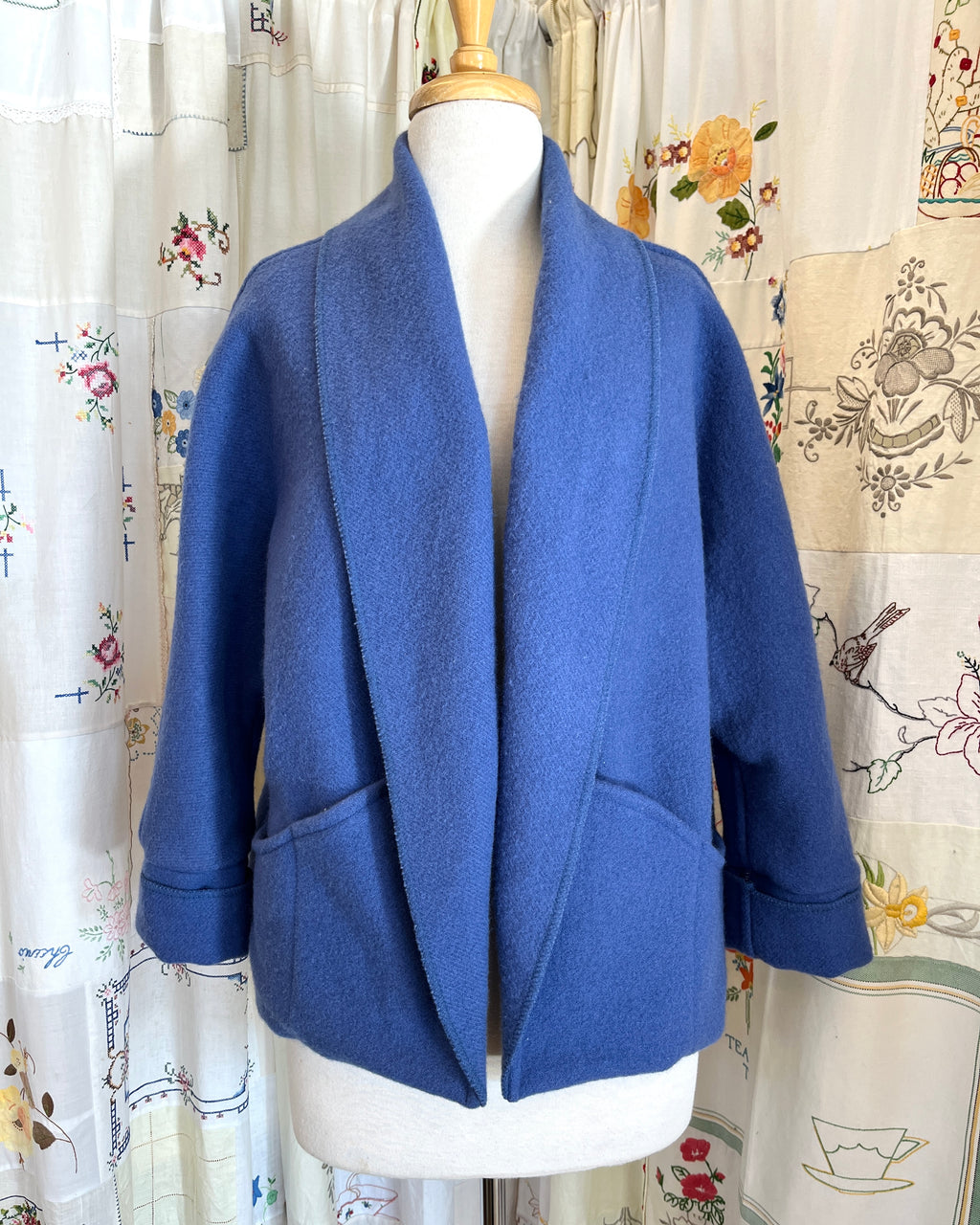 Cocoon Coat Sapphire M