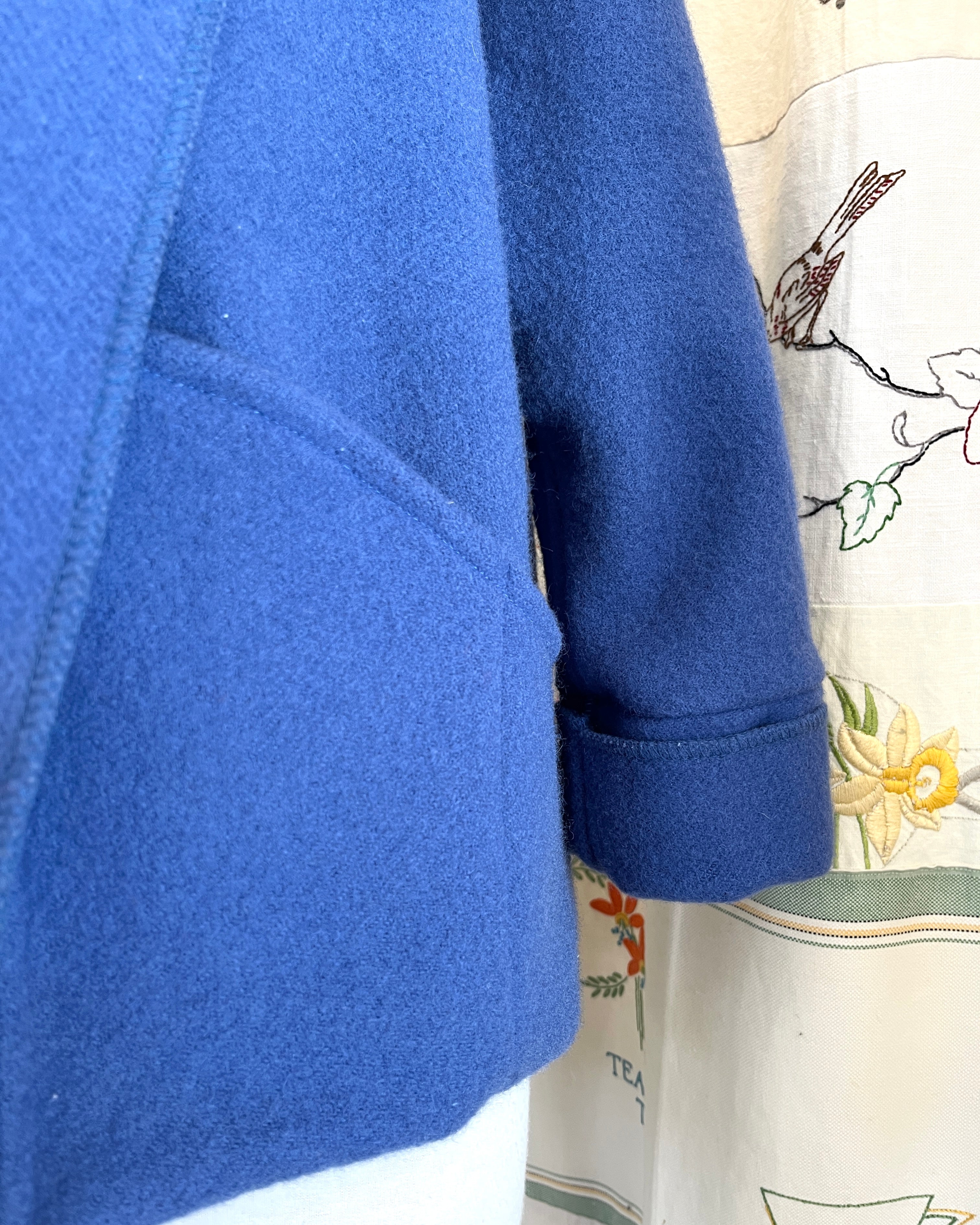 Cocoon Coat Sapphire M