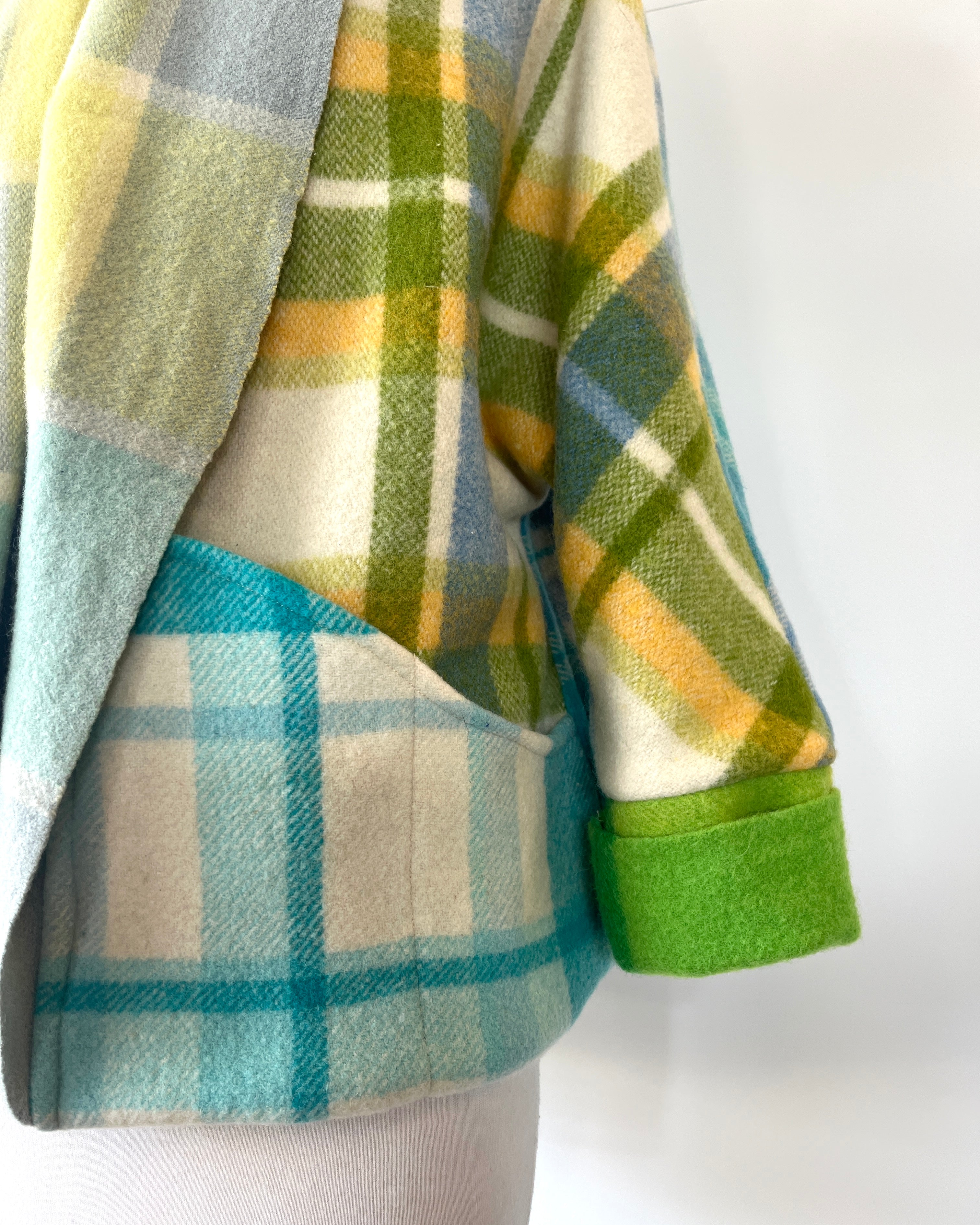 Cocoon Coat Patchwork Bouddi M