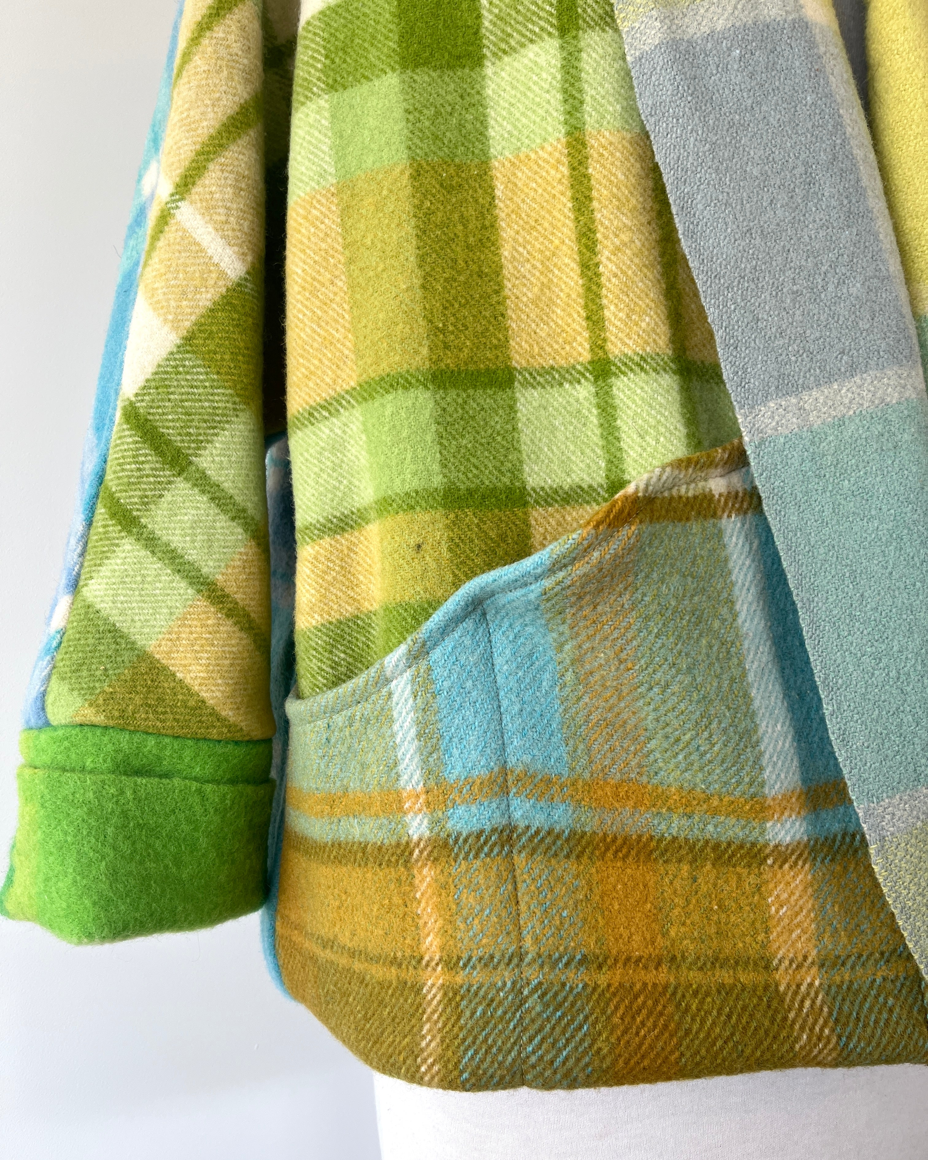 Cocoon Coat Patchwork Bouddi M