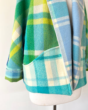 Cocoon Coat Patchwork Life Aquatic M