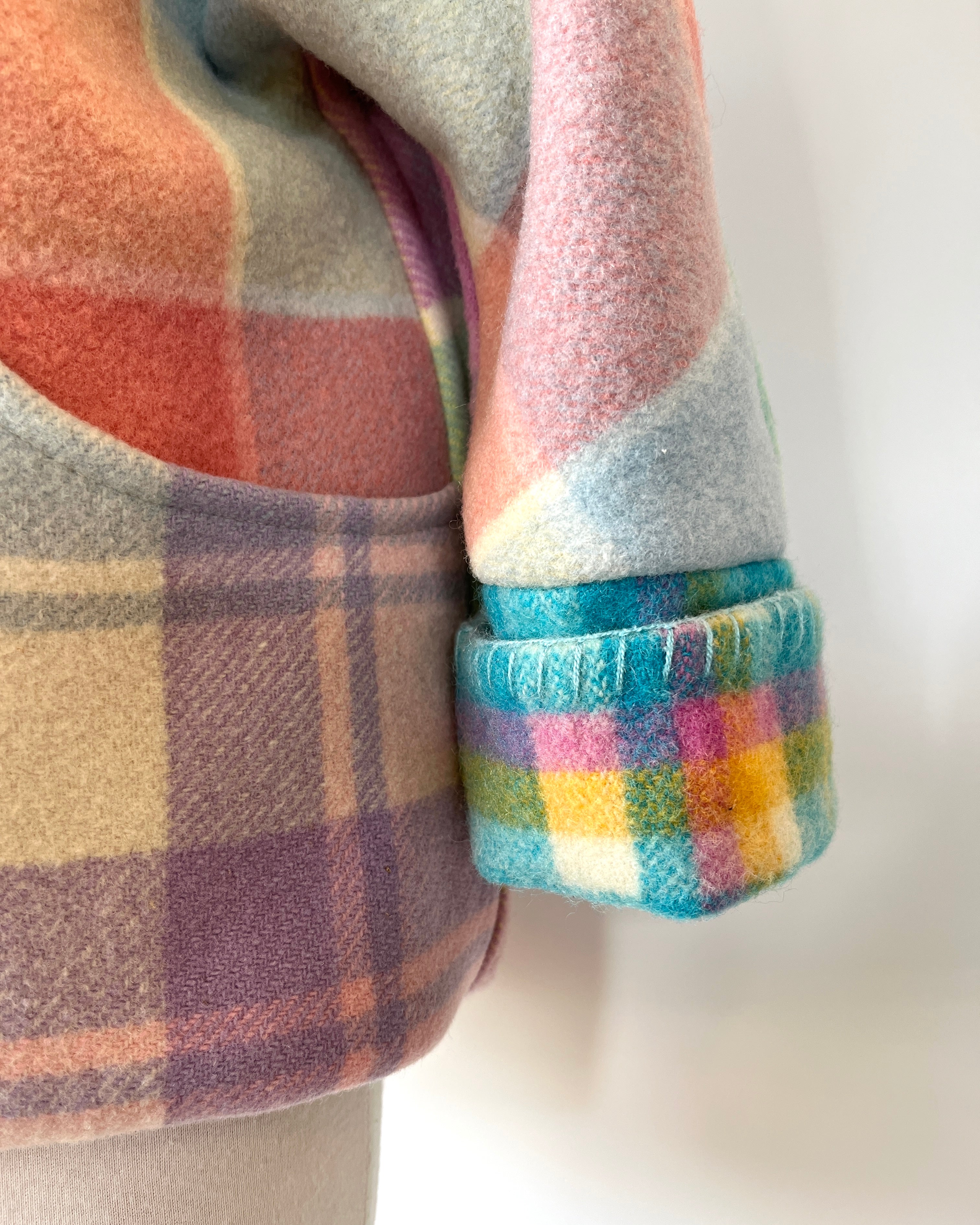 Cocoon Coat Patchwork Lifesavers M