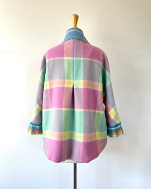 Cocoon Coat Patchwork Lifesavers M