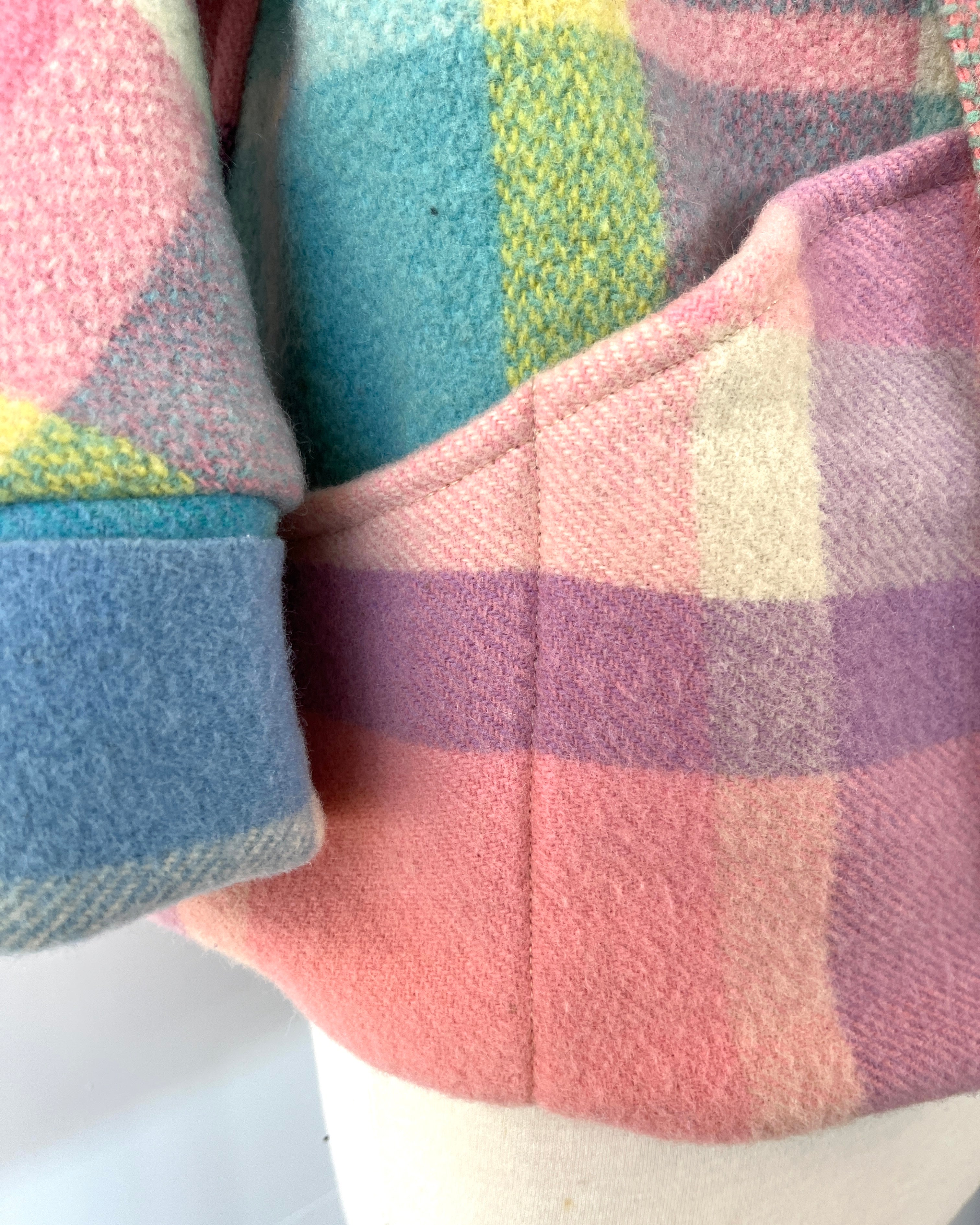 Cocoon Coat Patchwork Wizz Fizz S
