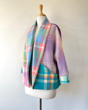 Cocoon Coat Patchwork Wizz Fizz S
