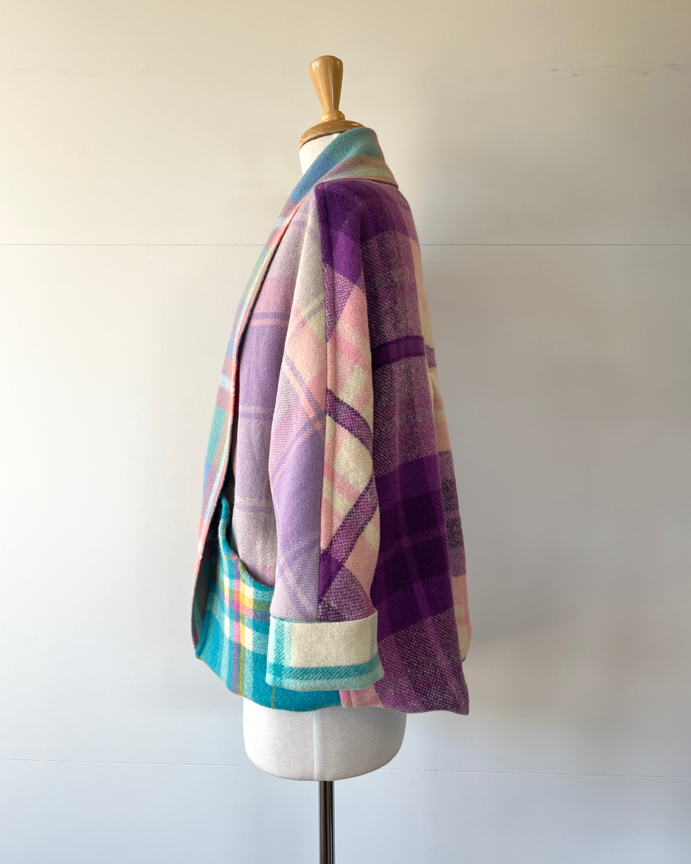 Cocoon Coat Patchwork Wizz Fizz S