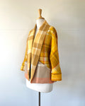 Cocoon Coat Patchwork Keen As Mustard S