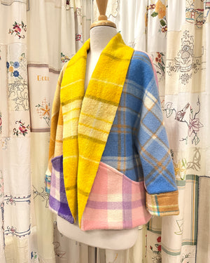 Cocoon Coat Patchwork Smarties M