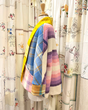 Cocoon Coat Patchwork Smarties M