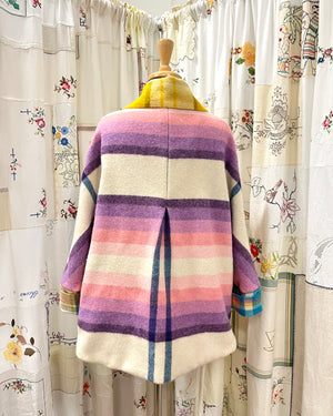 Cocoon Coat Patchwork Smarties M