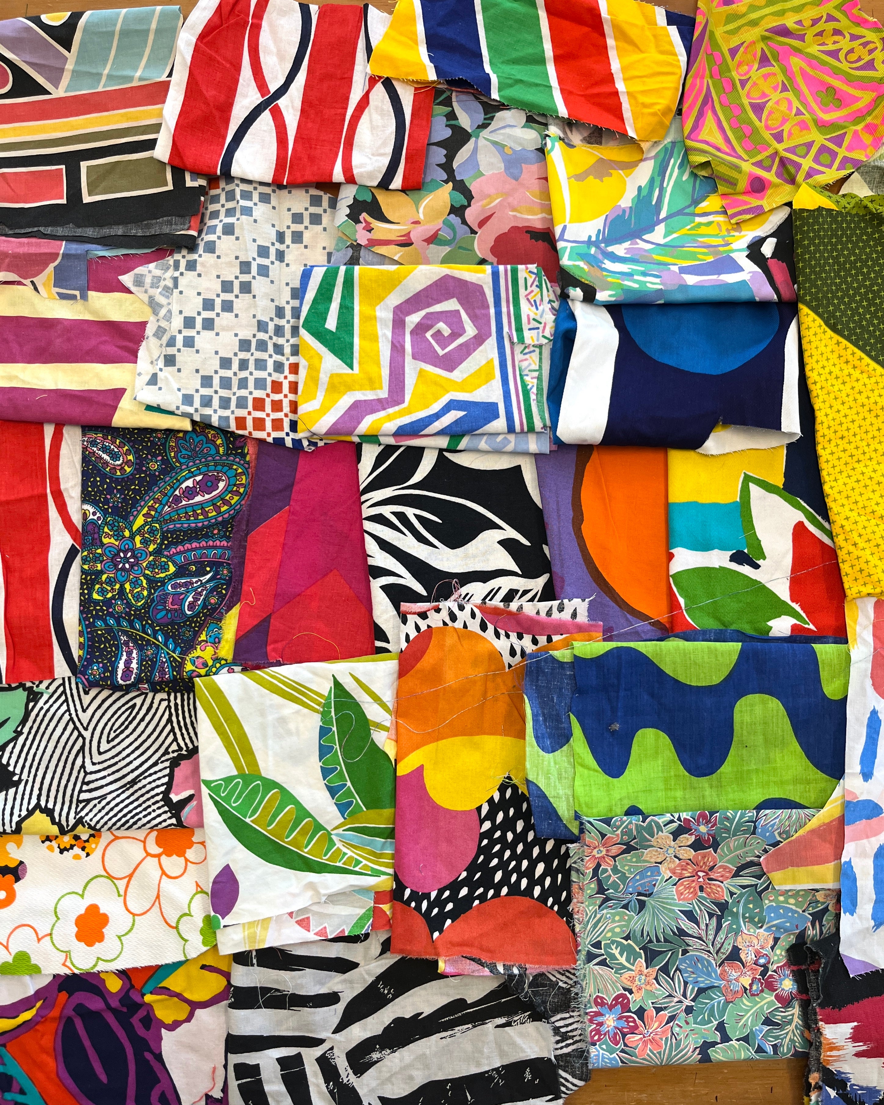 Fabric Scrap Packs BOLD/GRAPHIC/LARGE SCALE