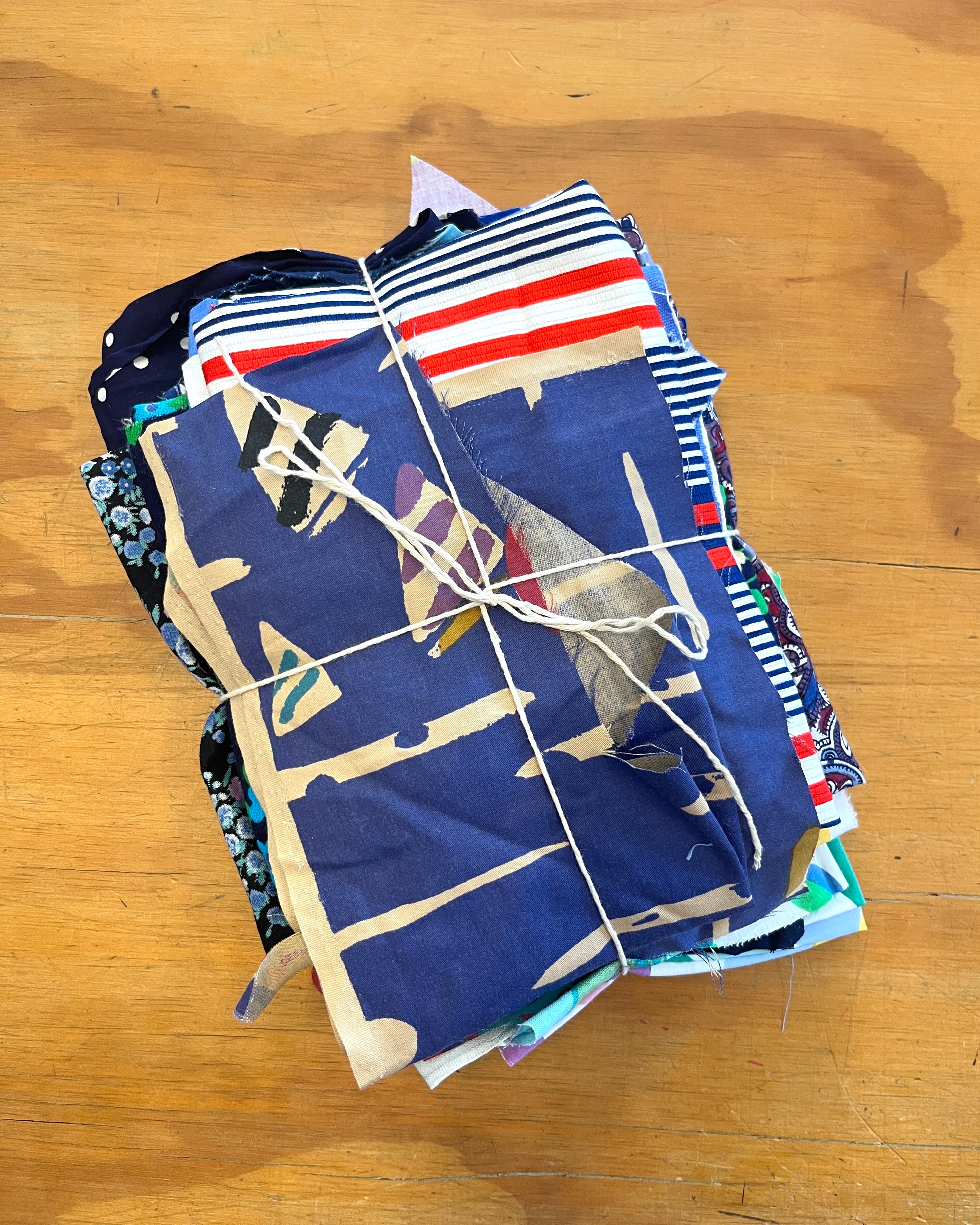 Fabric Scrap Packs BLUE