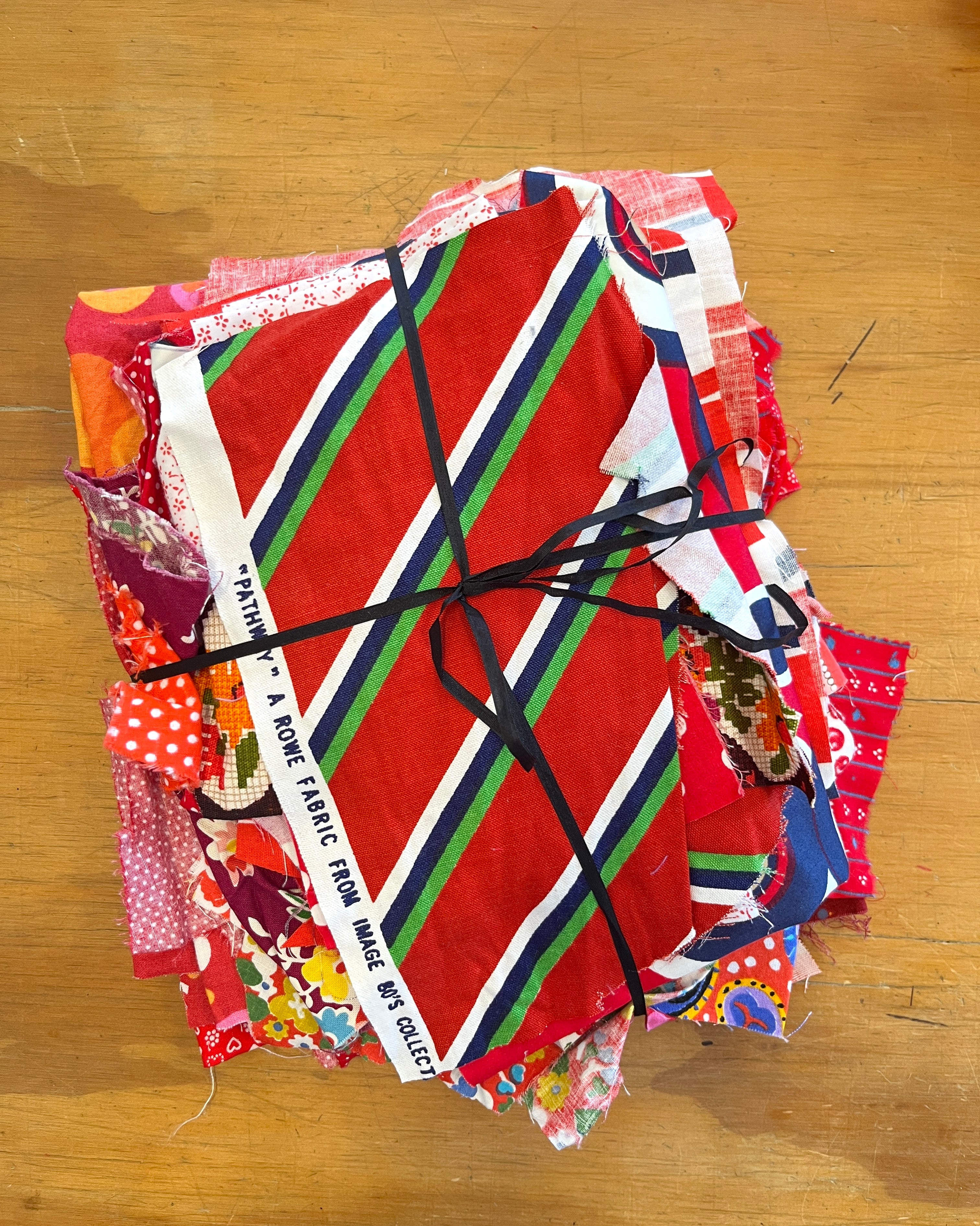 Fabric Scrap Packs RED