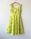 Calypso Dress Vintage Pine Lime 6