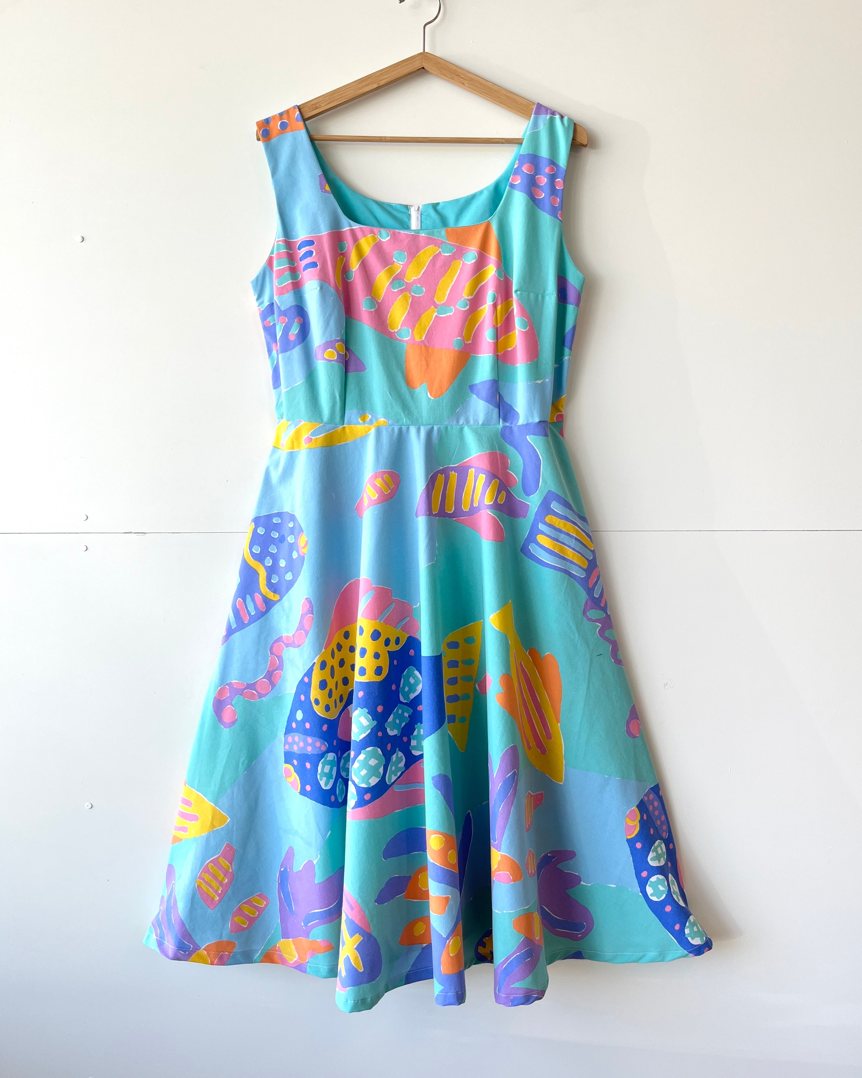 Calypso Dress Vintage Ken Done Tropical Fish 14