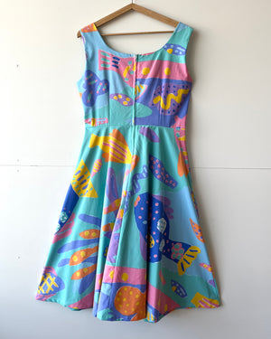 Calypso Dress Vintage Ken Done Tropical Fish 14