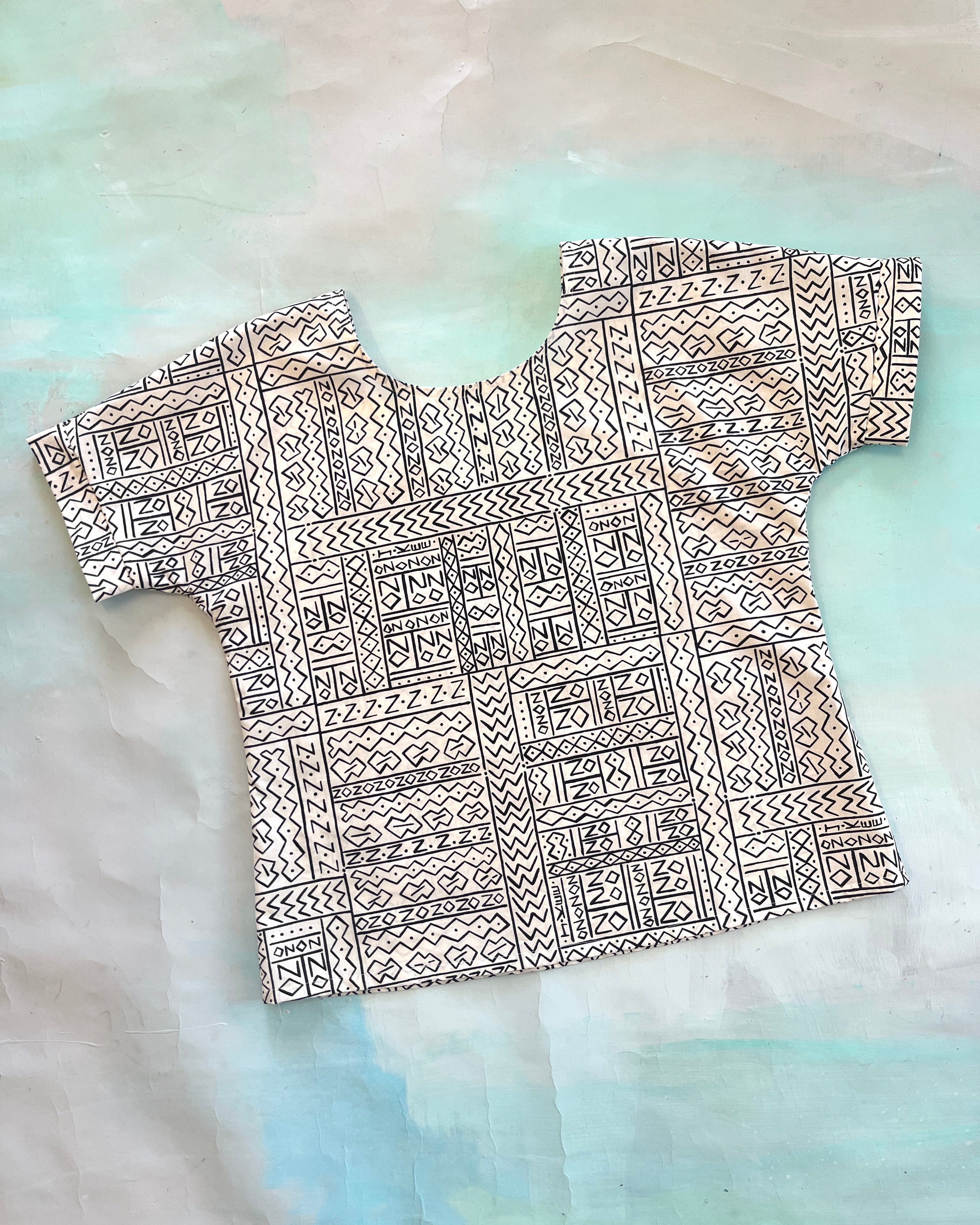 Swap Top Vintage Jenny Kee Tribal M