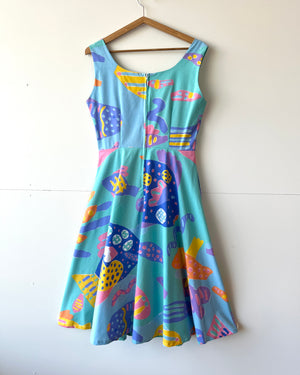 Calypso Dress Vintage Ken Done Tropical Fish 12