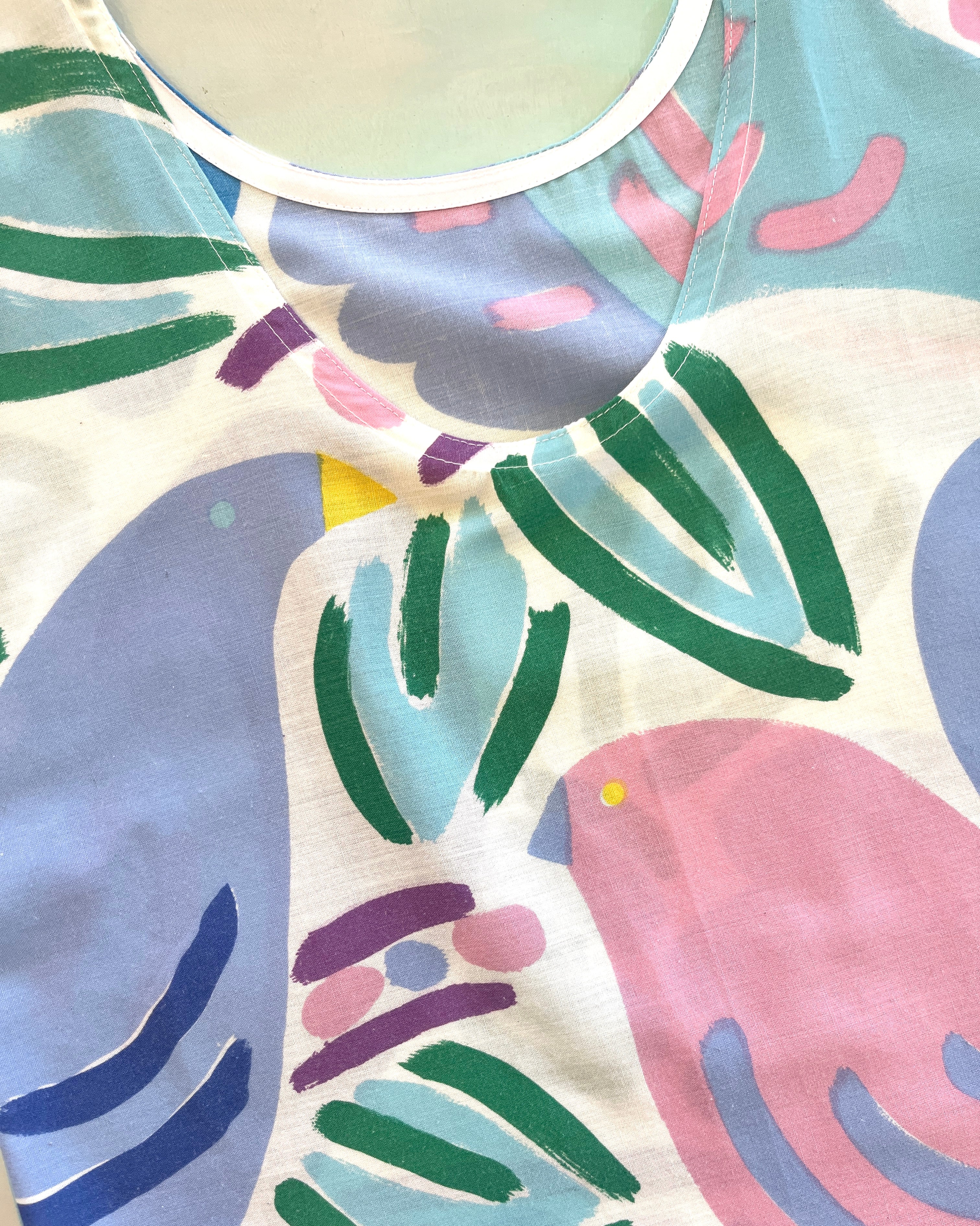 Swap Top Vintage Ken Done Birds S #3