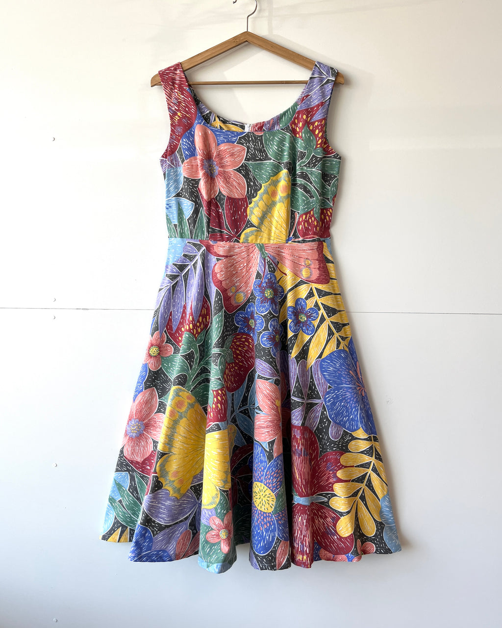 Calypso Dress Vintage Megabloom 10