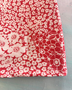 Swap Top Vintage Flower Clouds M
