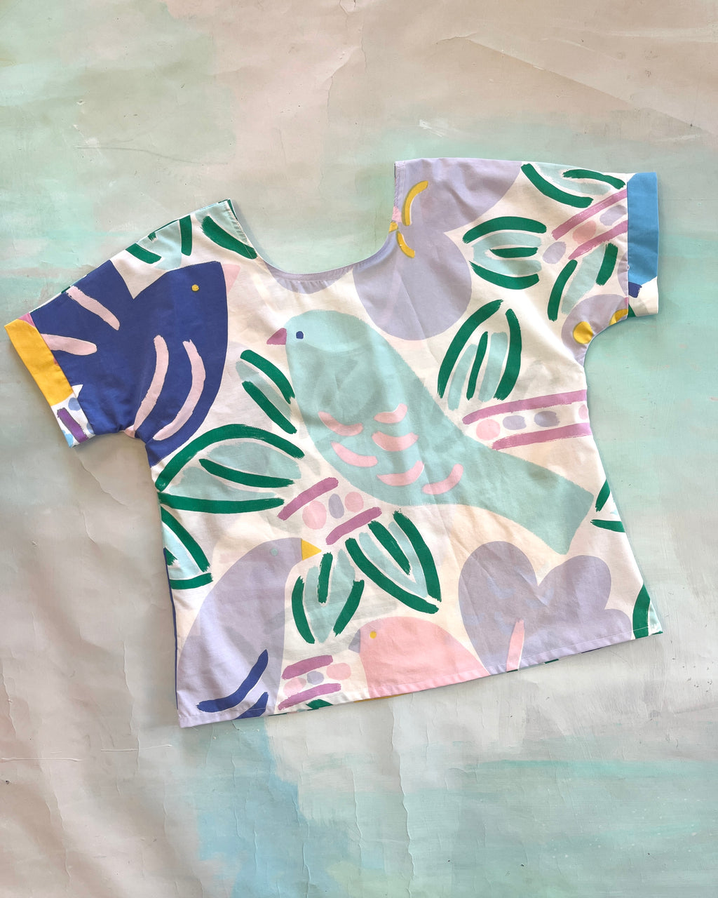 Swap Top Vintage Ken Done Birds L