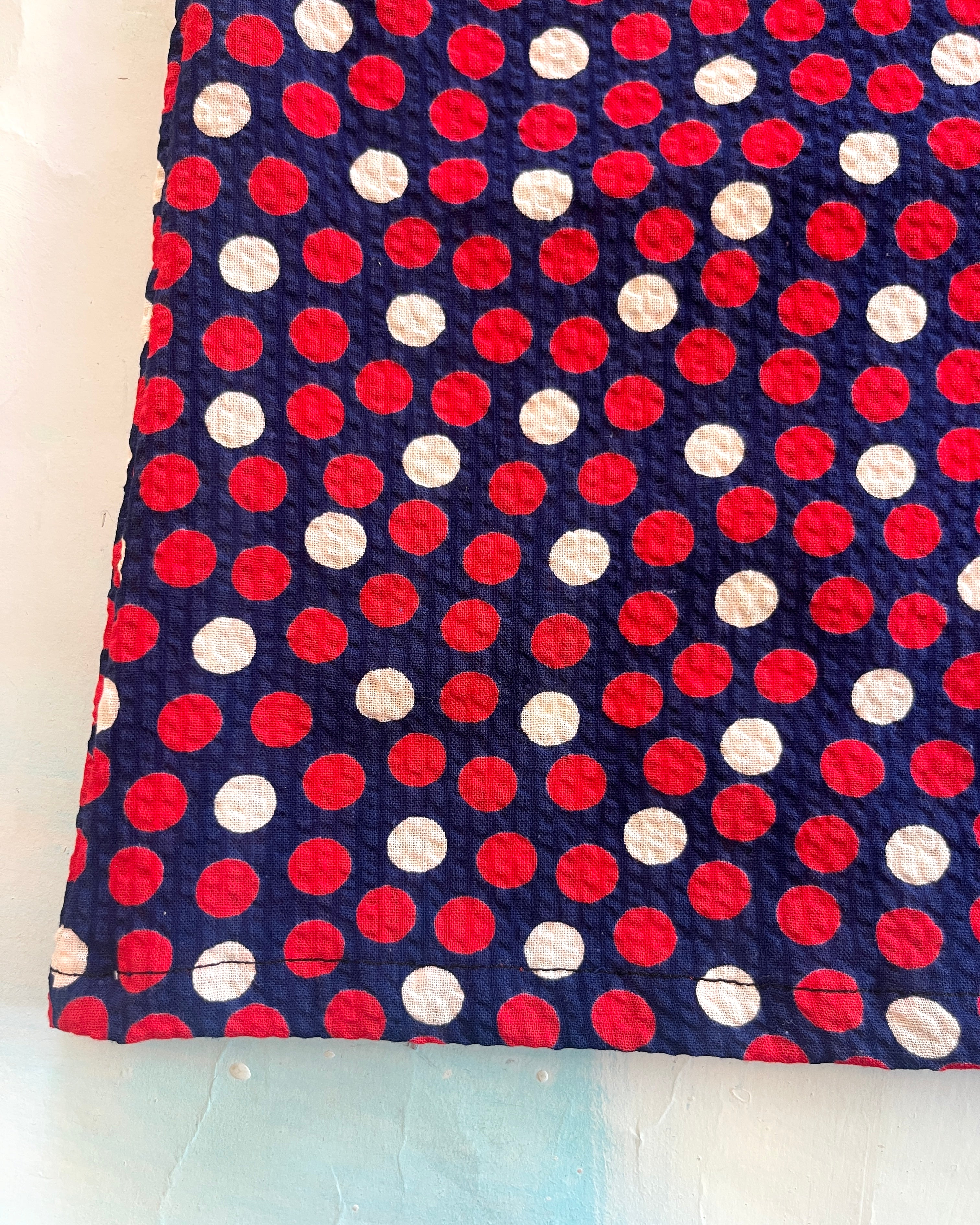 Swap Top Vintage Seersucker Spot L