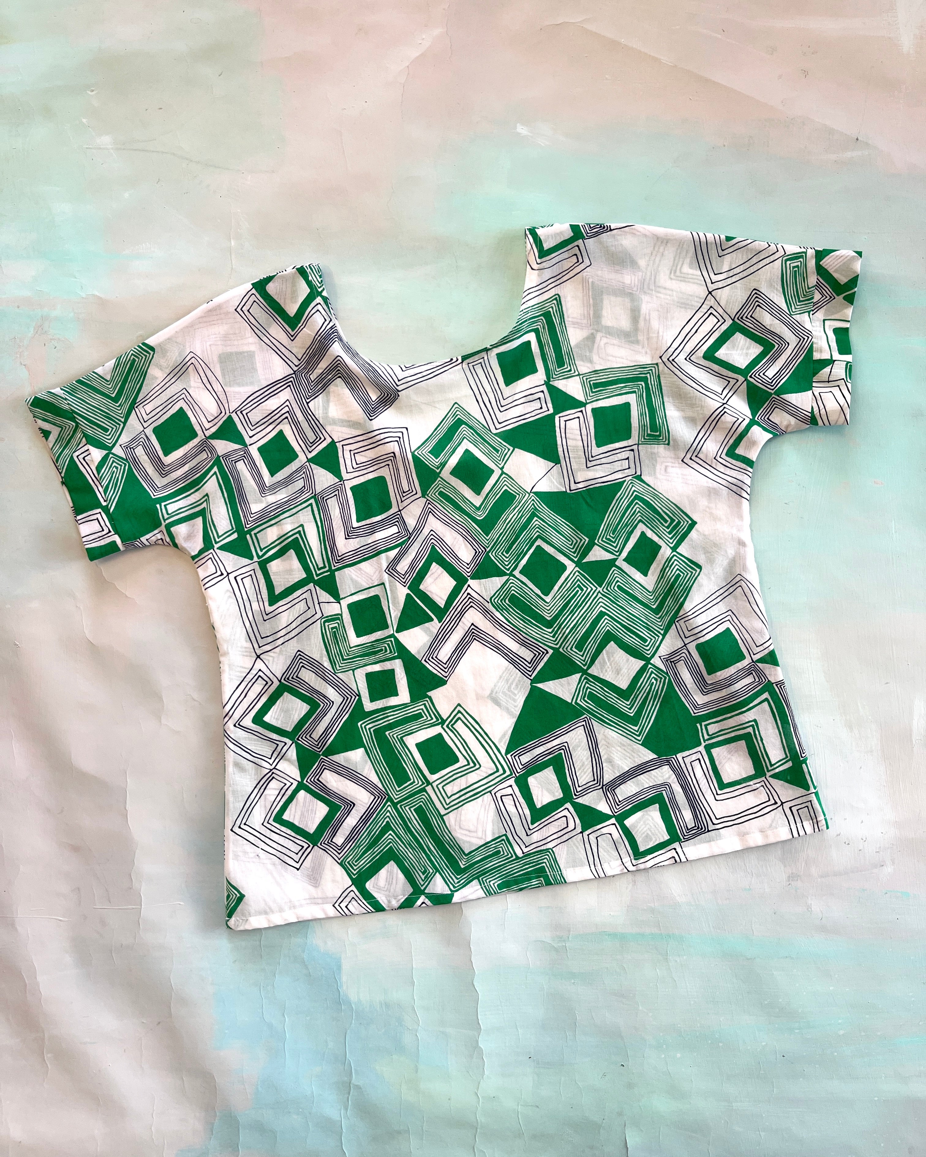 Swap Top Vintage Topographic L