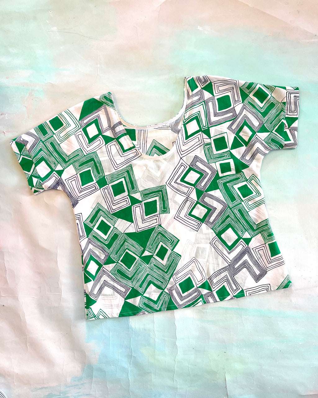 Swap Top Vintage Topographic L