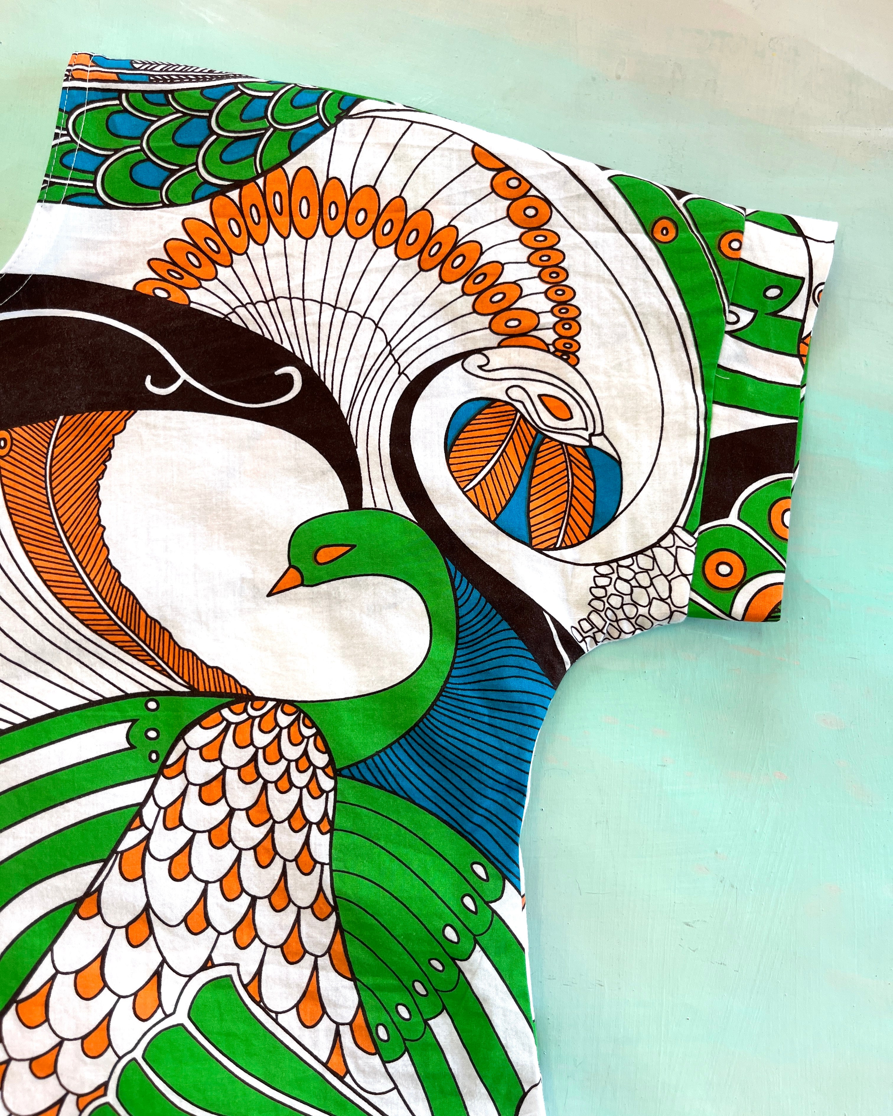 Swap Top Vintage Peacock L