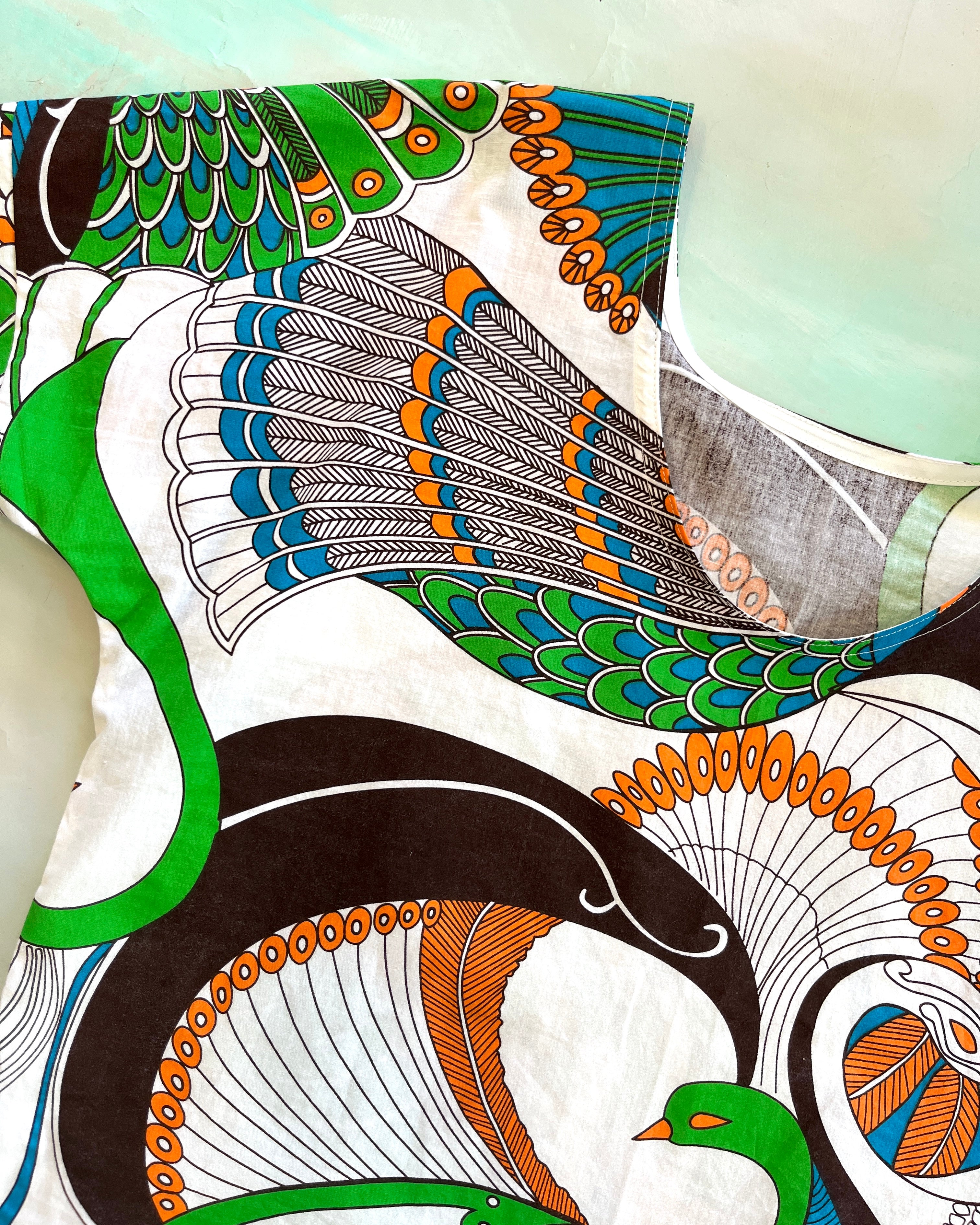 Swap Top Vintage Peacock L