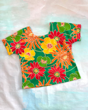 Swap Top Vintage Chrysanthemum L