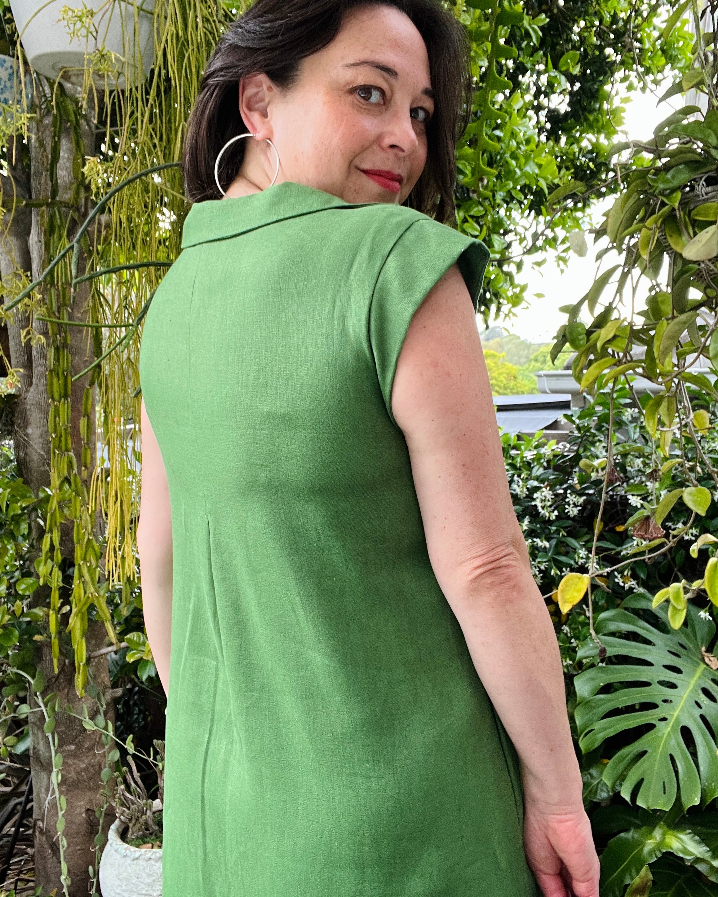 Easy Shirt Dress Seagrass