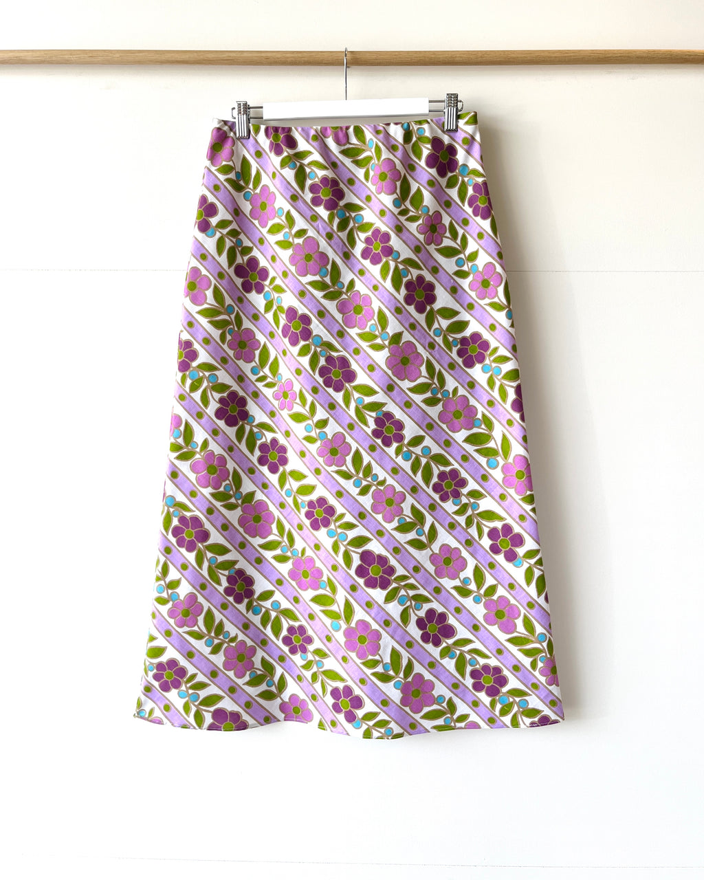 Betsy Bias Skirt Vintage Purple Primrose 10, 12, 16