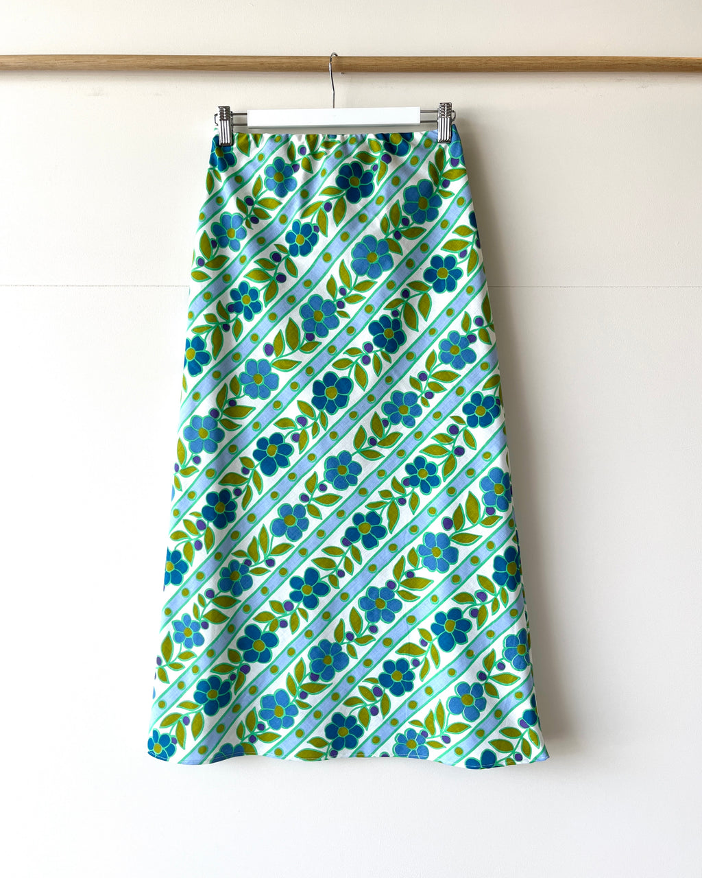 Betsy Bias Skirt Vintage Blue Primrose 6, 8, 12, 16