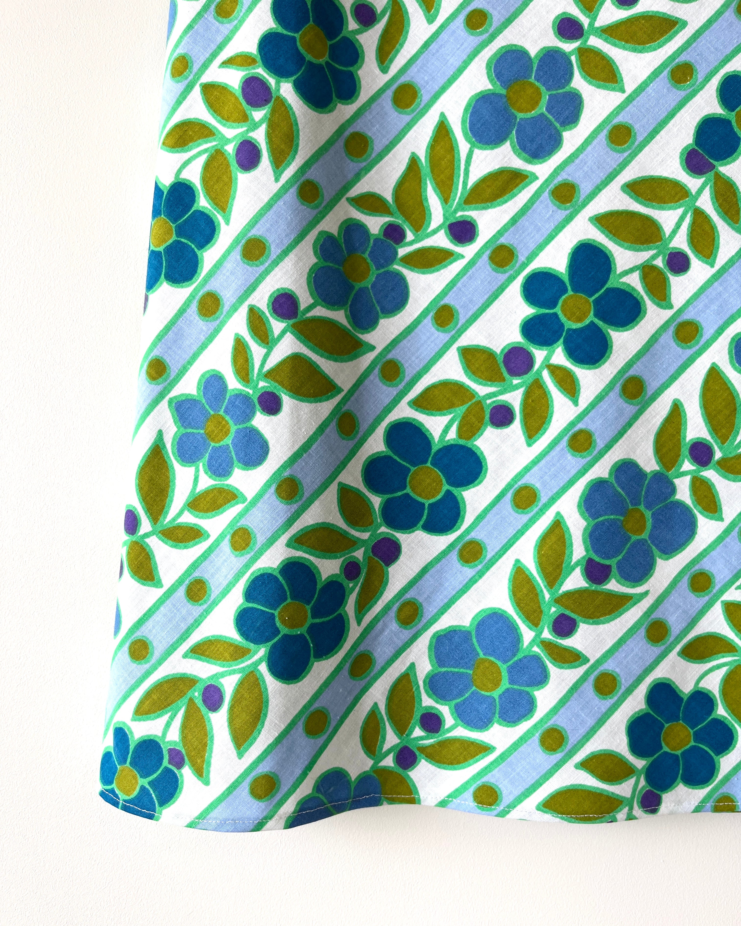 Betsy Bias Skirt Vintage Blue Primrose 6, 8, 12, 16