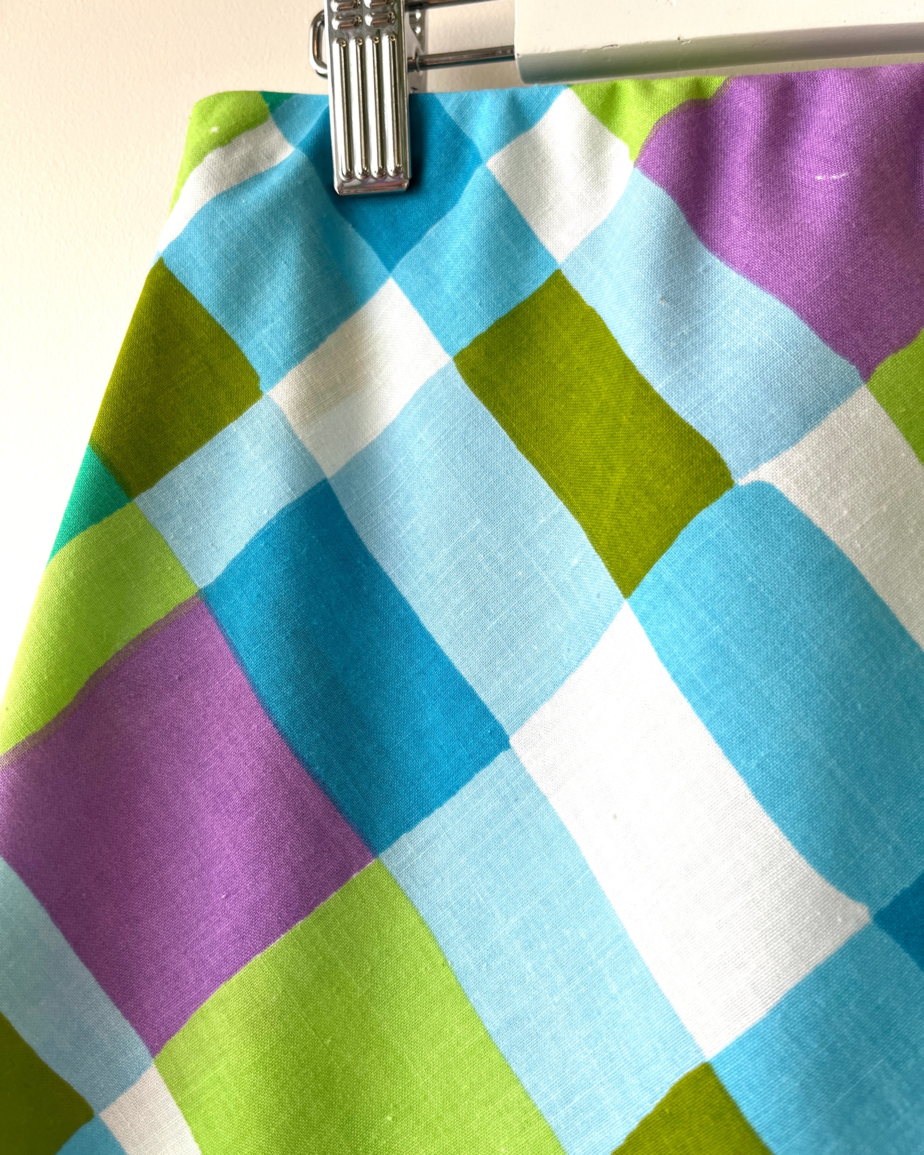 Betsy Bias Skirt Vintage Check 12, 14